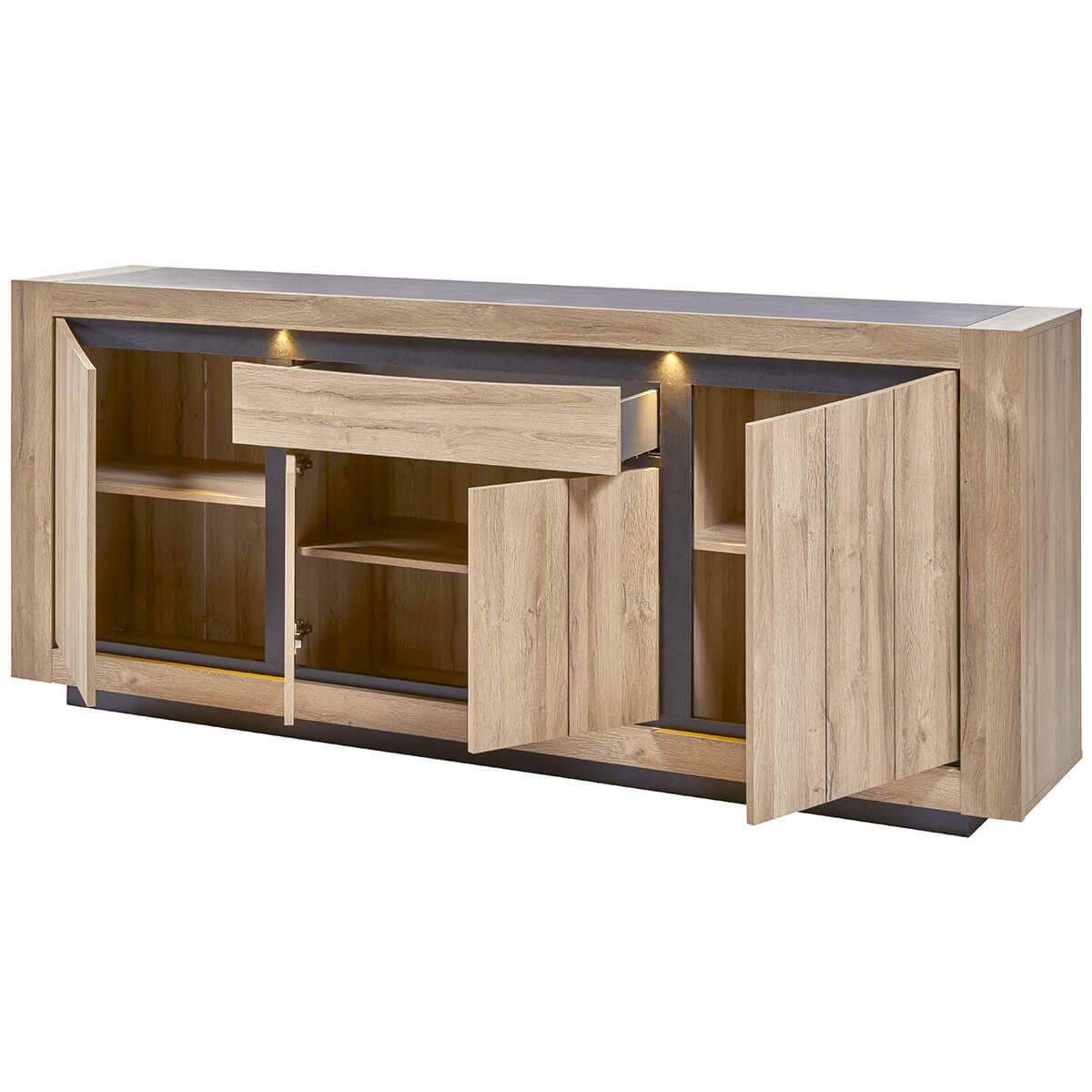 Ensemble Séjour avec Table Allongeable - HORATIO - Image 5