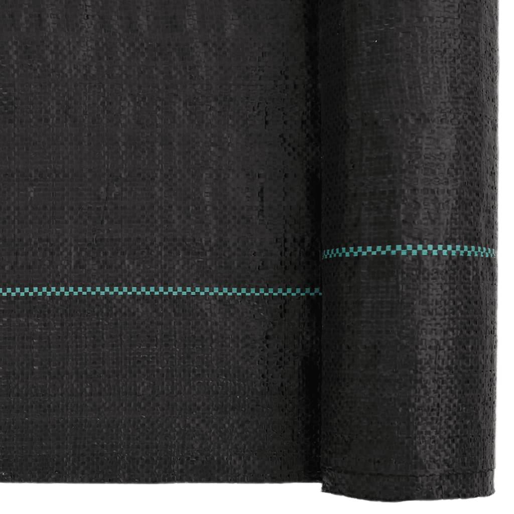 ComfortXL - Toile de Paillage 60g/m² Anti-Mauvaises Herbes pour Jardin Potager Allée 4x50 m Noir - ComfortXL Outdoor Living - Image 6