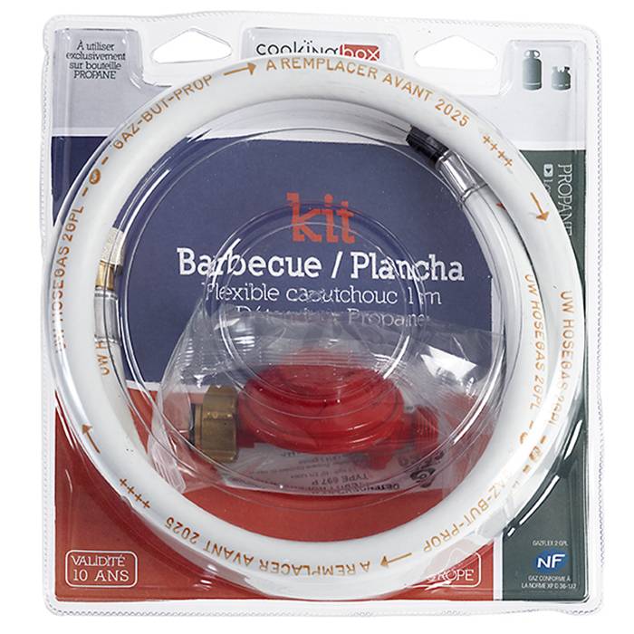 Favex - Kit barbecue plancha avec 1 détendeur propane et 1 tuyau flexible 1m 577.4503 Favex