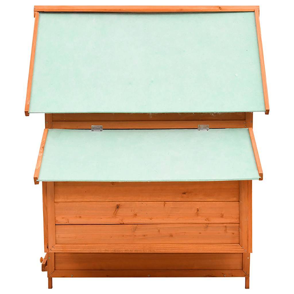 Vidaxl - Poulailler 150x96x110 cm Bois de sapin massif vidaXL 171459 - Image 5
