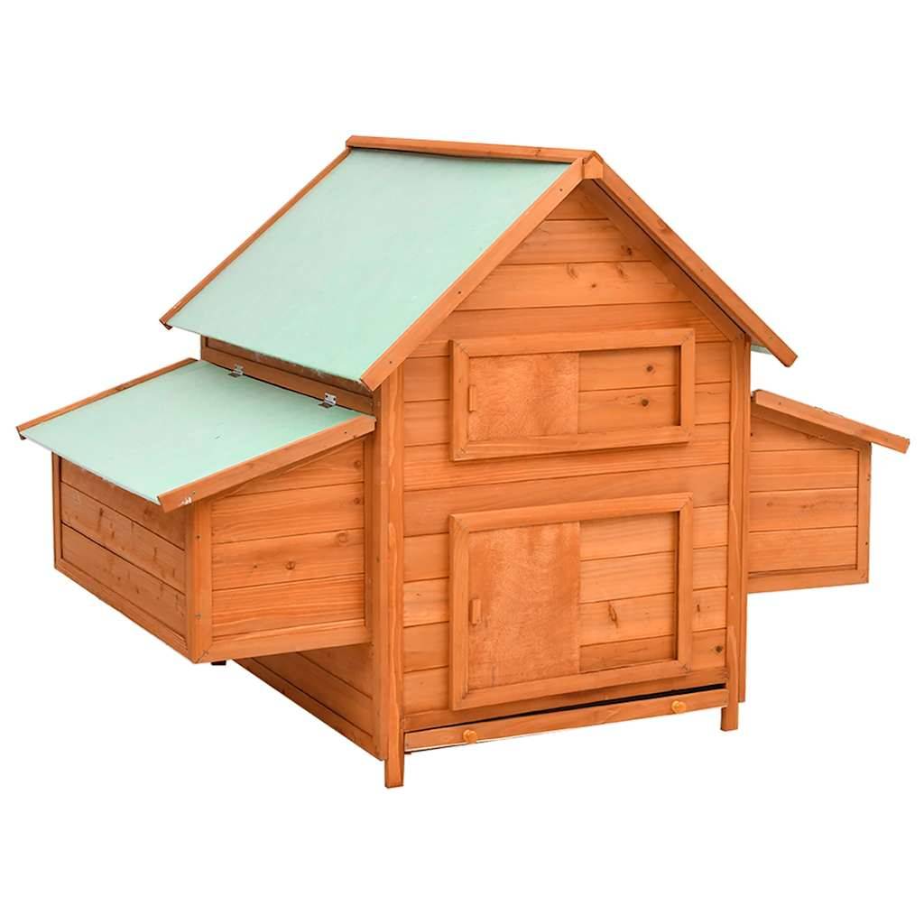 Vidaxl - Poulailler 150x96x110 cm Bois de sapin massif vidaXL 171459