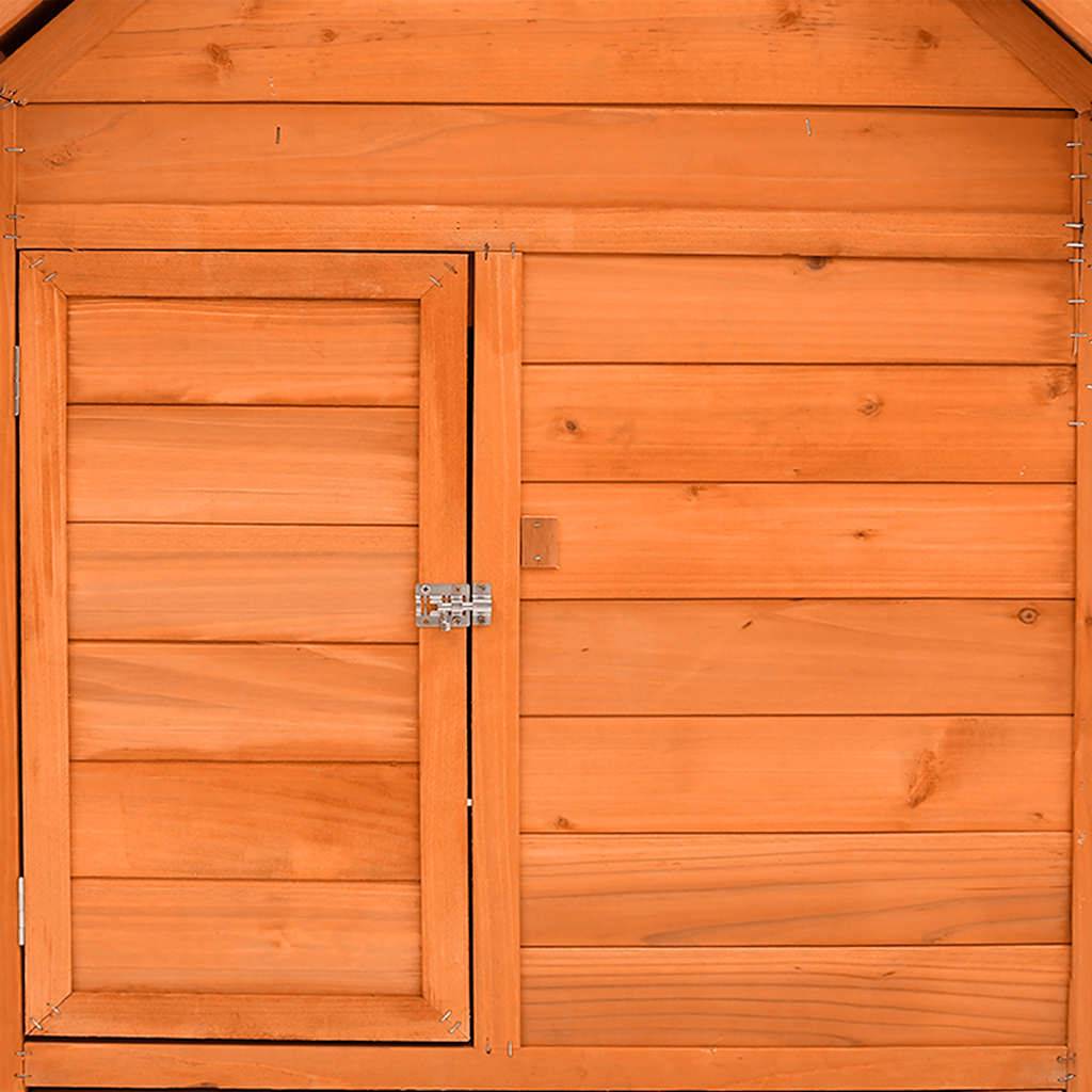 Vidaxl - Poulailler 150x96x110 cm Bois de sapin massif vidaXL 171459 - Image 7