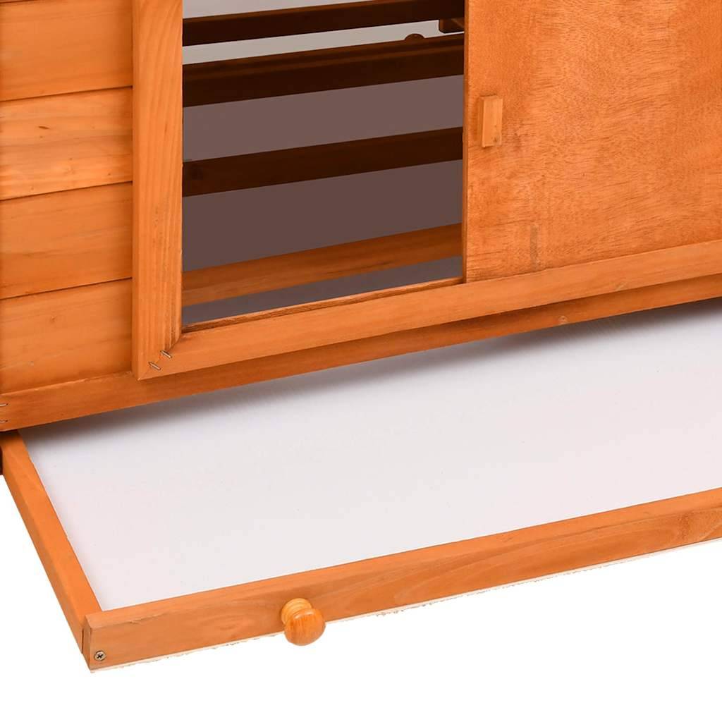Vidaxl - Poulailler 150x96x110 cm Bois de sapin massif vidaXL 171459 - Image 6