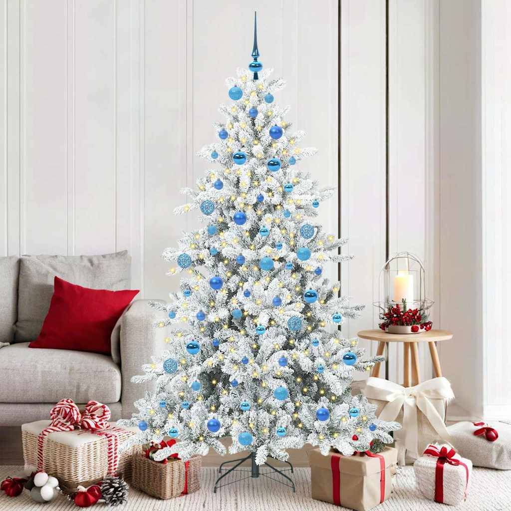 Vidaxl - Sapin de Noël Artificiel à Branches Articulées Blanc 180 cm vidaXL 3397725 - Image 1