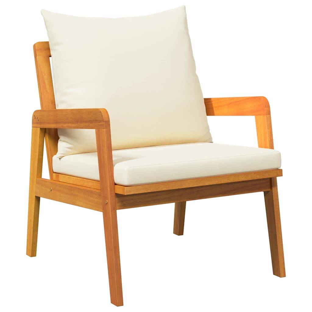 Vidaxl - Ensemble bistrot avec coussin 3 pcs Marron Bois d'Acacia Massif vidaXL 4106456 - Image 6