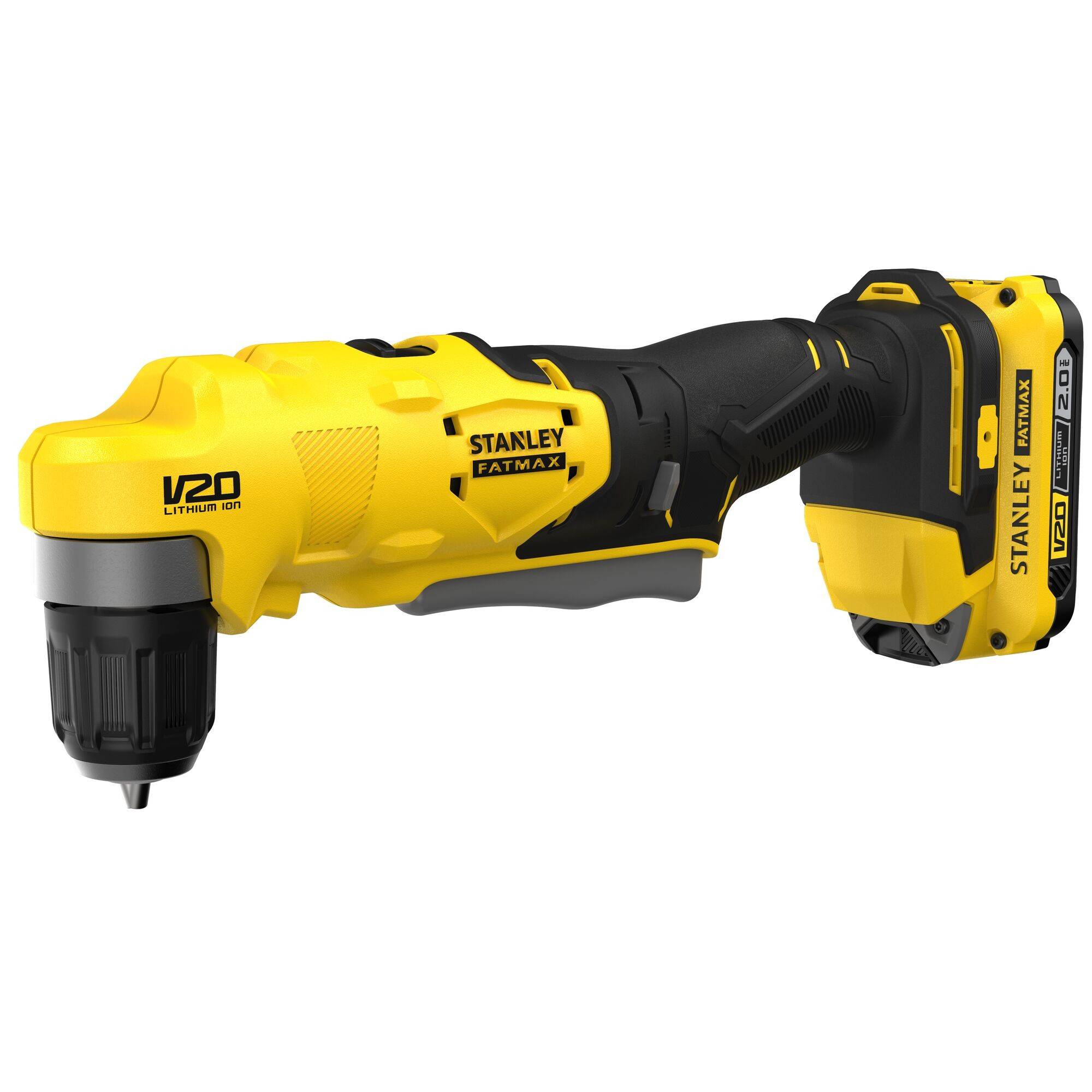 stanley - Perceuse visseuse d'angle 45 Nm V20 18V + 2 batteries 2Ah | SFMCD750D2K-QW - Stanley - Image 1