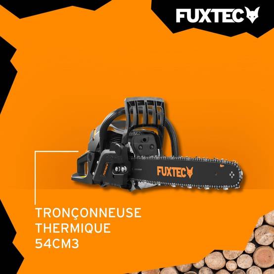 FUXTEC - Tronçonneuse thermique - FUXTEC FX-KS255 - 54cm3 18 pouces Black Edition - Image 2