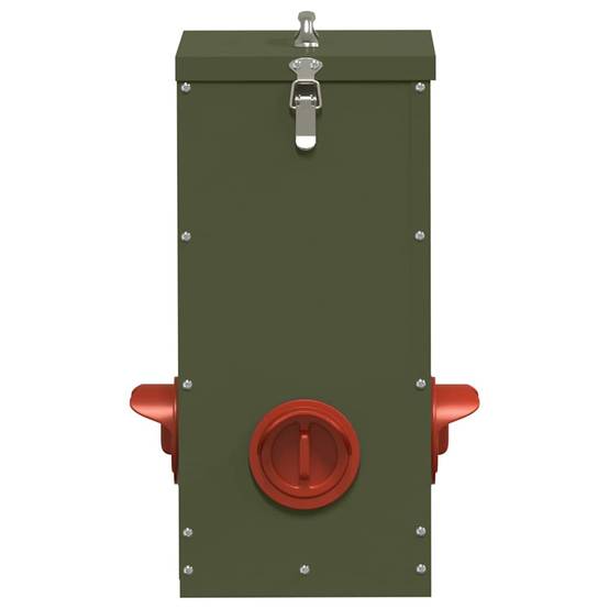 Lot de 2 Grands Distributeurs Métal 25kg Vert Olive - ComfortXL Outdoor Living - Image 9