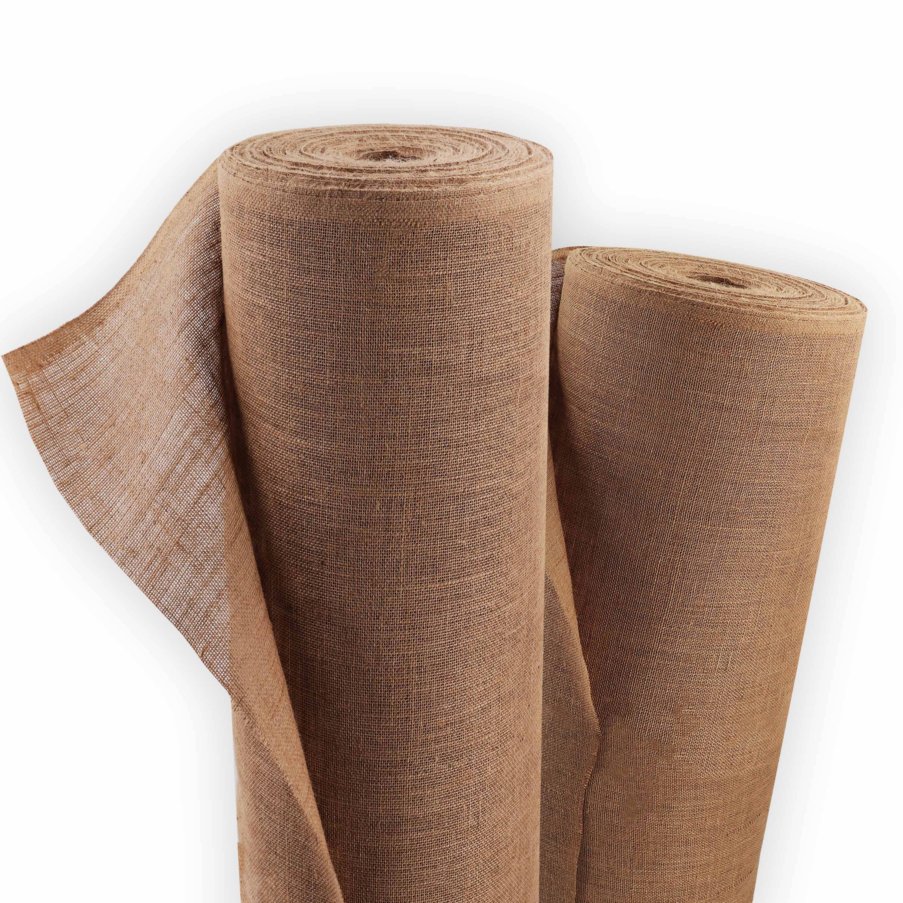50m x 1m tissu de jute 305g/m² tapis de jute jute de jardin tissu de jute toile de jute ruban de jute - Image 1