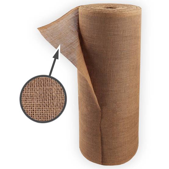 50m x 1m tissu de jute 305g/m² tapis de jute jute de jardin tissu de jute toile de jute ruban de jute - Image 3