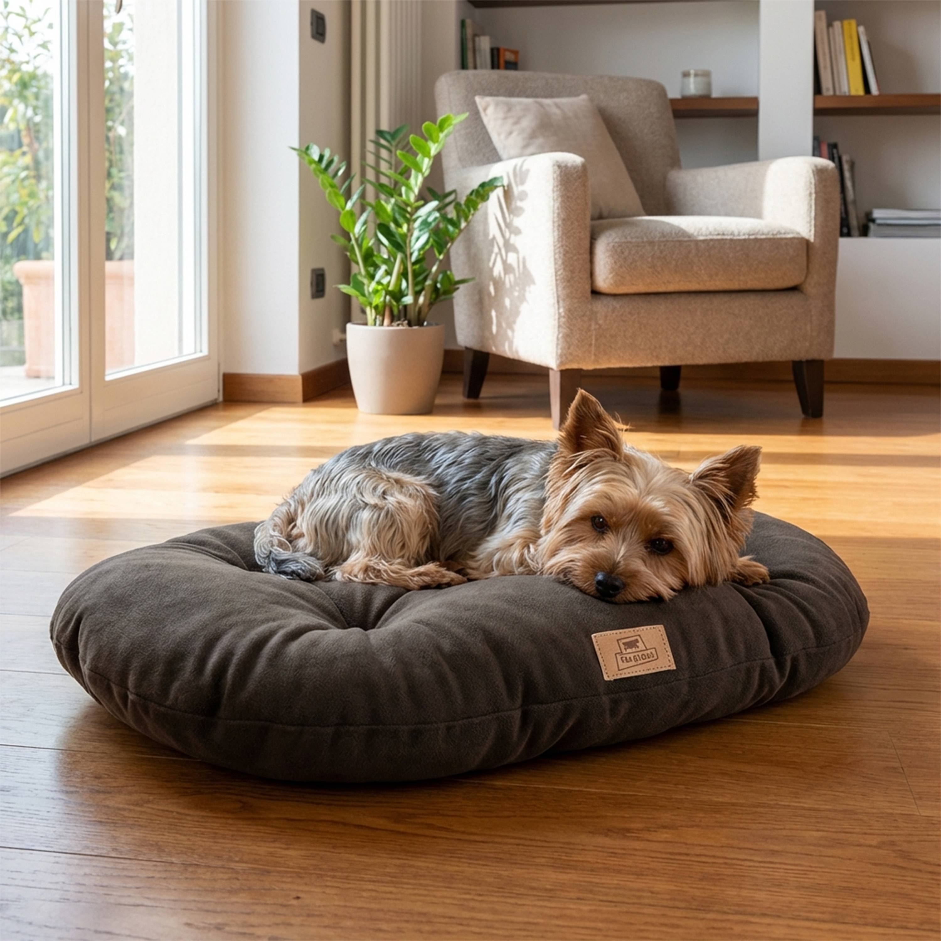 Ferplast - Ferplast Coussin Chien, Tapis Chien RELAX 55/4 MICROFLEECE, Coussin Chat, Lit pour Chiens Chats, Matelas Animaux, Coussin pour Panier Chien et Chat, - Imagen 4
