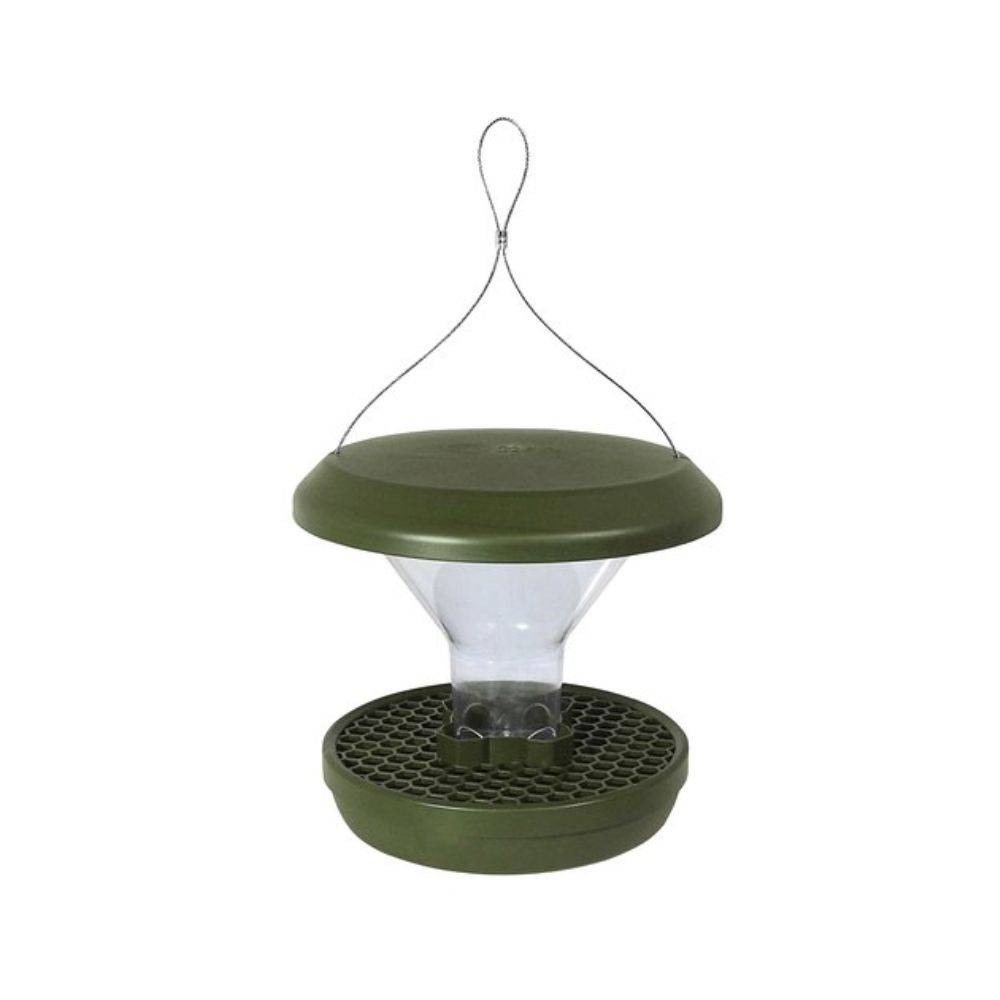Mangeoire anti-nuisibles SMART BIRDS pour oiseaux verte SWISSINNO - Imagen 1