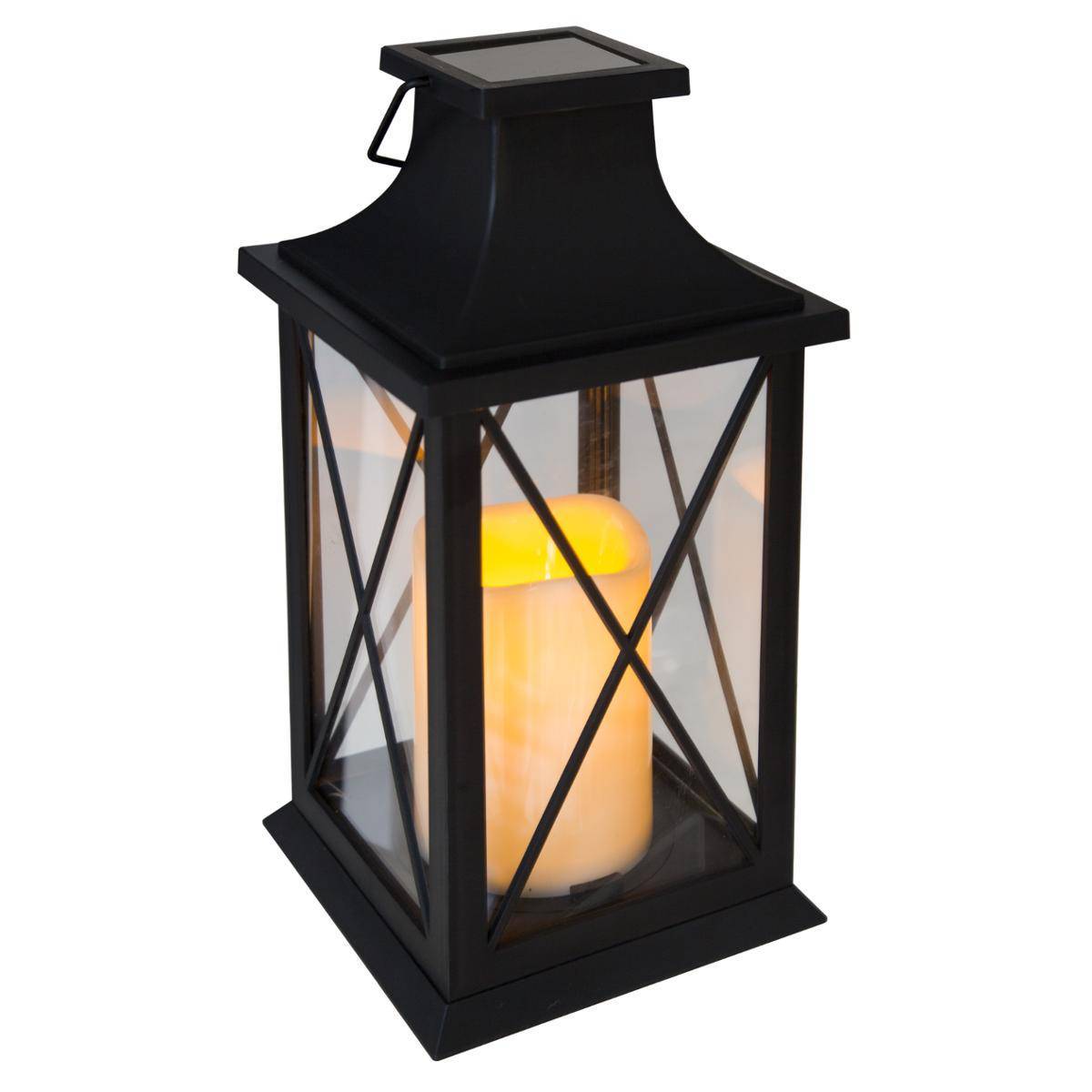 Atmosphera - Lanterne solaire noir H28cm - Atmosphera Créateur d'intérieur - Imagen 2