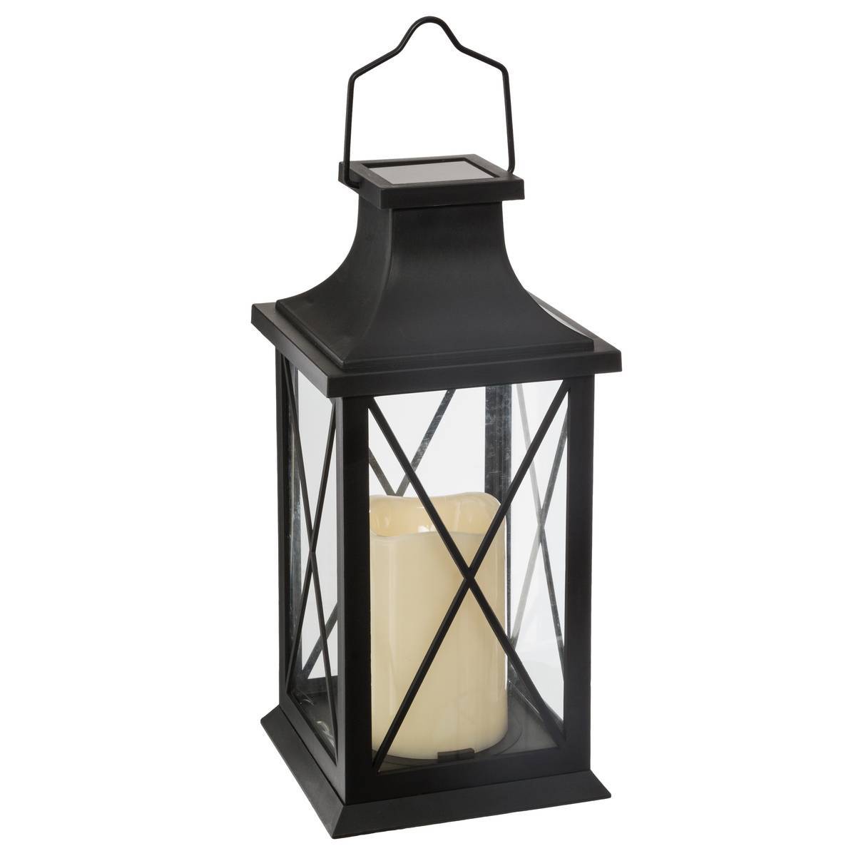 Atmosphera - Lanterne solaire noir H28cm - Atmosphera Créateur d'intérieur - Imagen 4