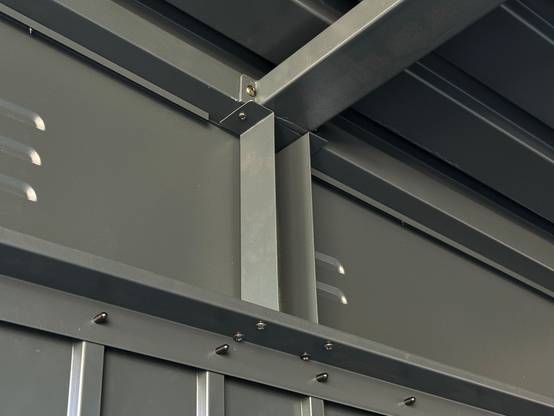 ABRI METAL 2,50x2,00 TECHPROTECT® 4,95M² GRIS - Image 6