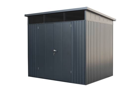 ABRI METAL 2,50x2,00 TECHPROTECT® 4,95M² GRIS - Image 1