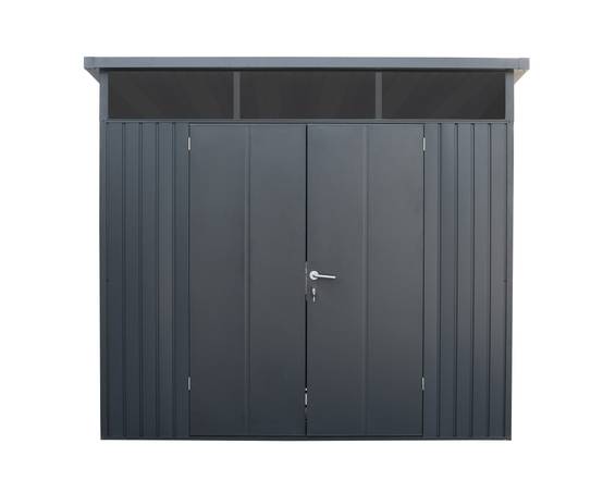 ABRI METAL 2,50x2,00 TECHPROTECT® 4,95M² GRIS - Image 2