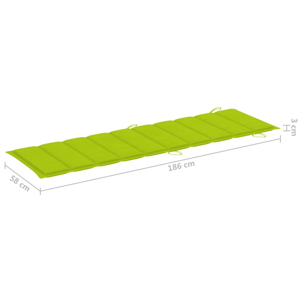 Helloshop26 - Transat chaise longue bain de soleil lit de jardin terrasse meuble d'extérieur avec table et coussin bois d'acacia - Imagen 8