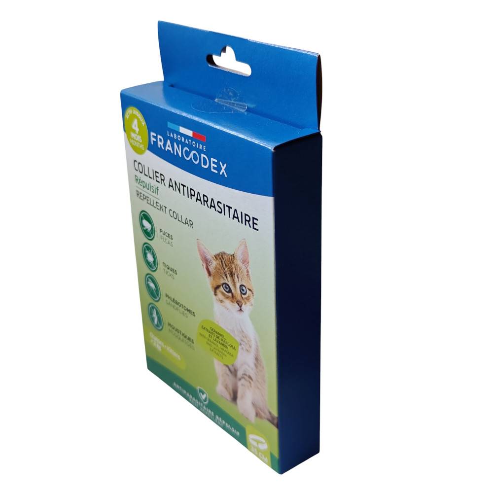 Francodex - Collier Antiparasitaire Répulsif 35 cm pour chaton moins de 2 kg - Image 3