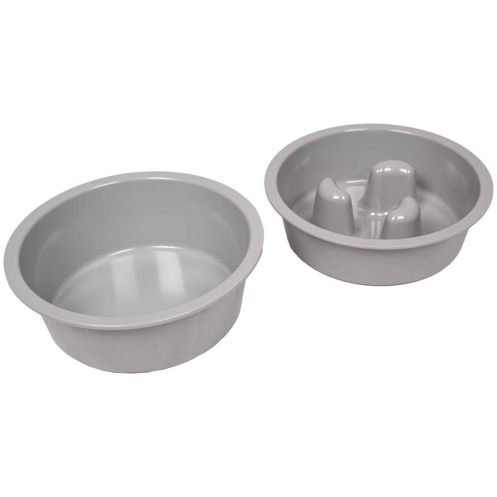 Support et gamelles mélamine . taille S. 600 et 800 ml. pour chiens. - Image 2