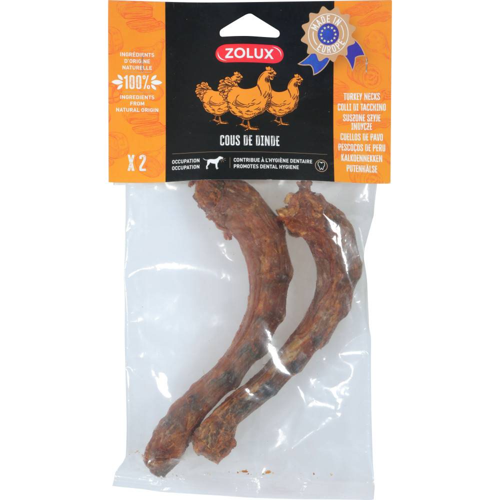 Zolux - Cou de dinde 2 pieces  friandise pour chien - Imagen 1