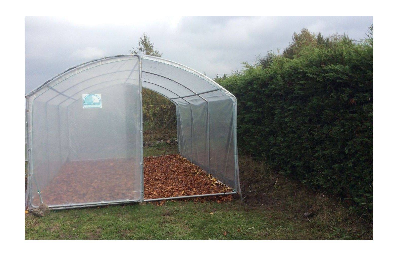 Serre tunnel de jardin - 13,5m² -  3 x 4,5 m - pieds droits - haute résistance à petit prix - LES SERRES TONNEAU - Image 9