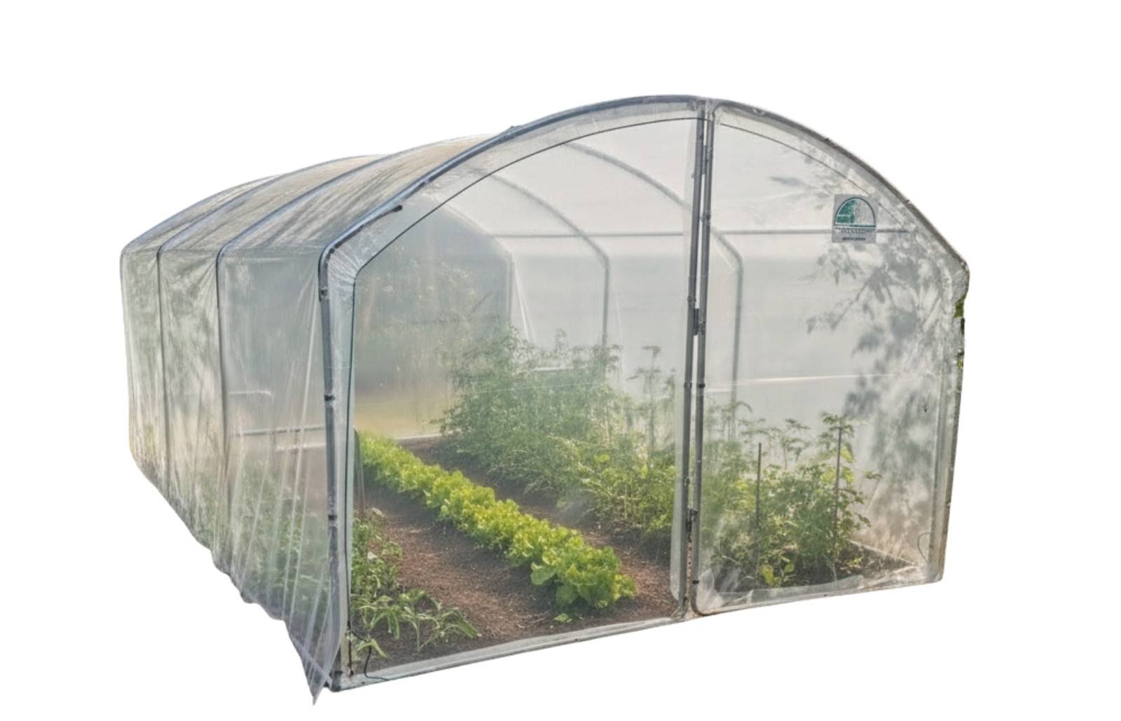Serre tunnel de jardin - 13,5m² -  3 x 4,5 m - pieds droits - haute résistance à petit prix - LES SERRES TONNEAU - Image 2