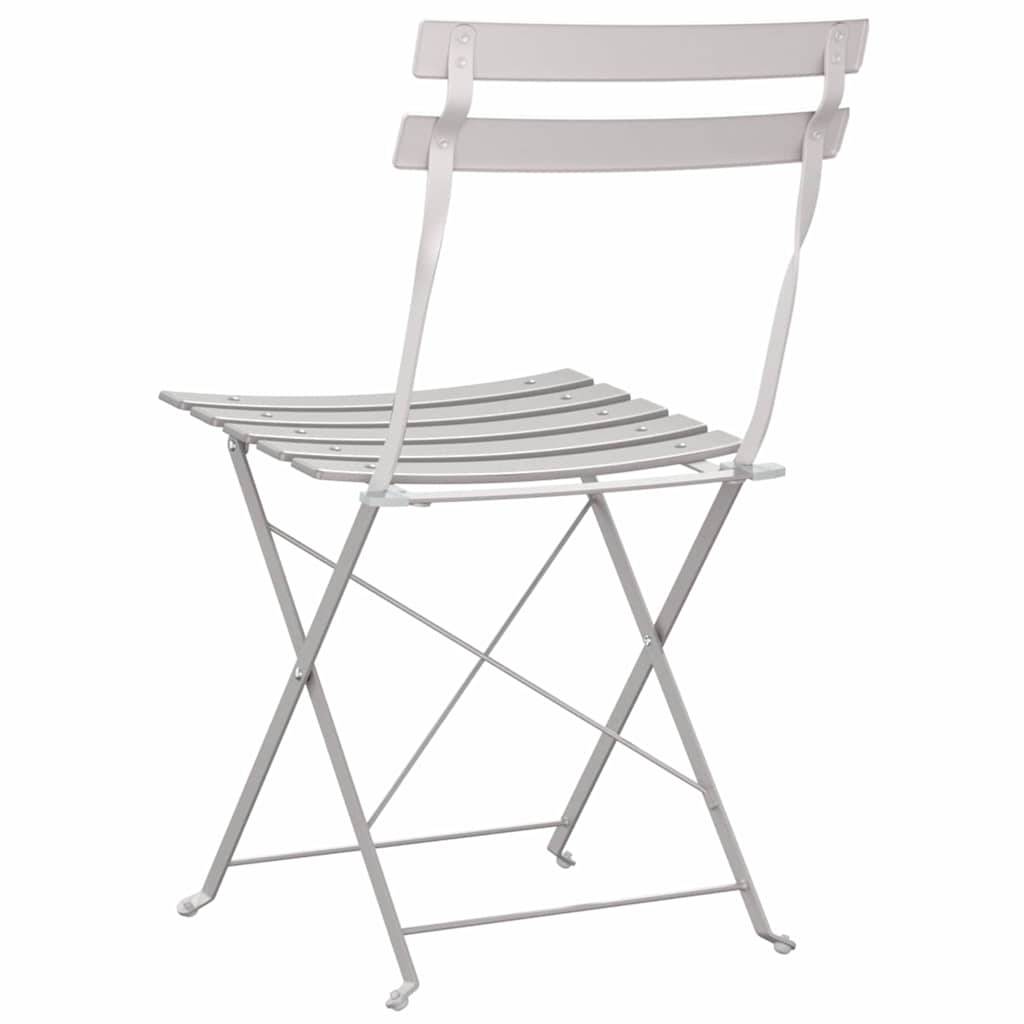 Chaise bois composite 2 places métal beige  42 x 46 x 82 cm  - Prolenta premium  p360.6 - Image 7