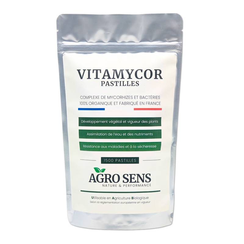 VitaMycor Pastilles - Mycorhizes pour plantations - Agro Sens - Sachet 1500 Pastilles - Image 1