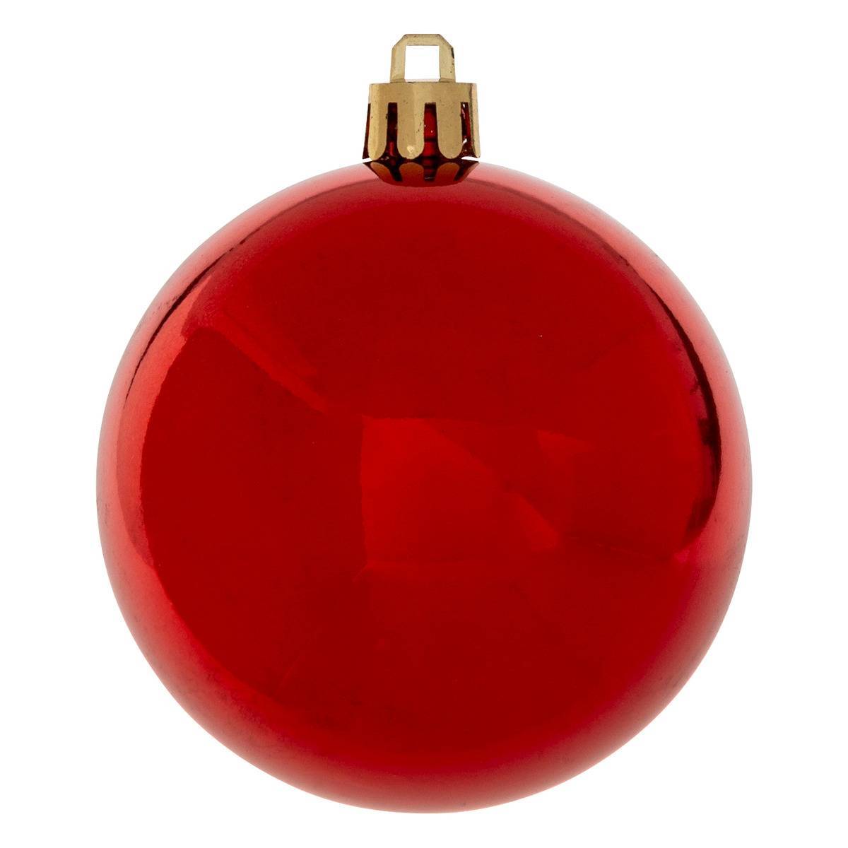 Fééric Lights & Christmas - Boules de Noël "Colorama de Noël" lot de 60 en plastique recyclé rouge - Feeric Lights & Christmas - Imagen 5