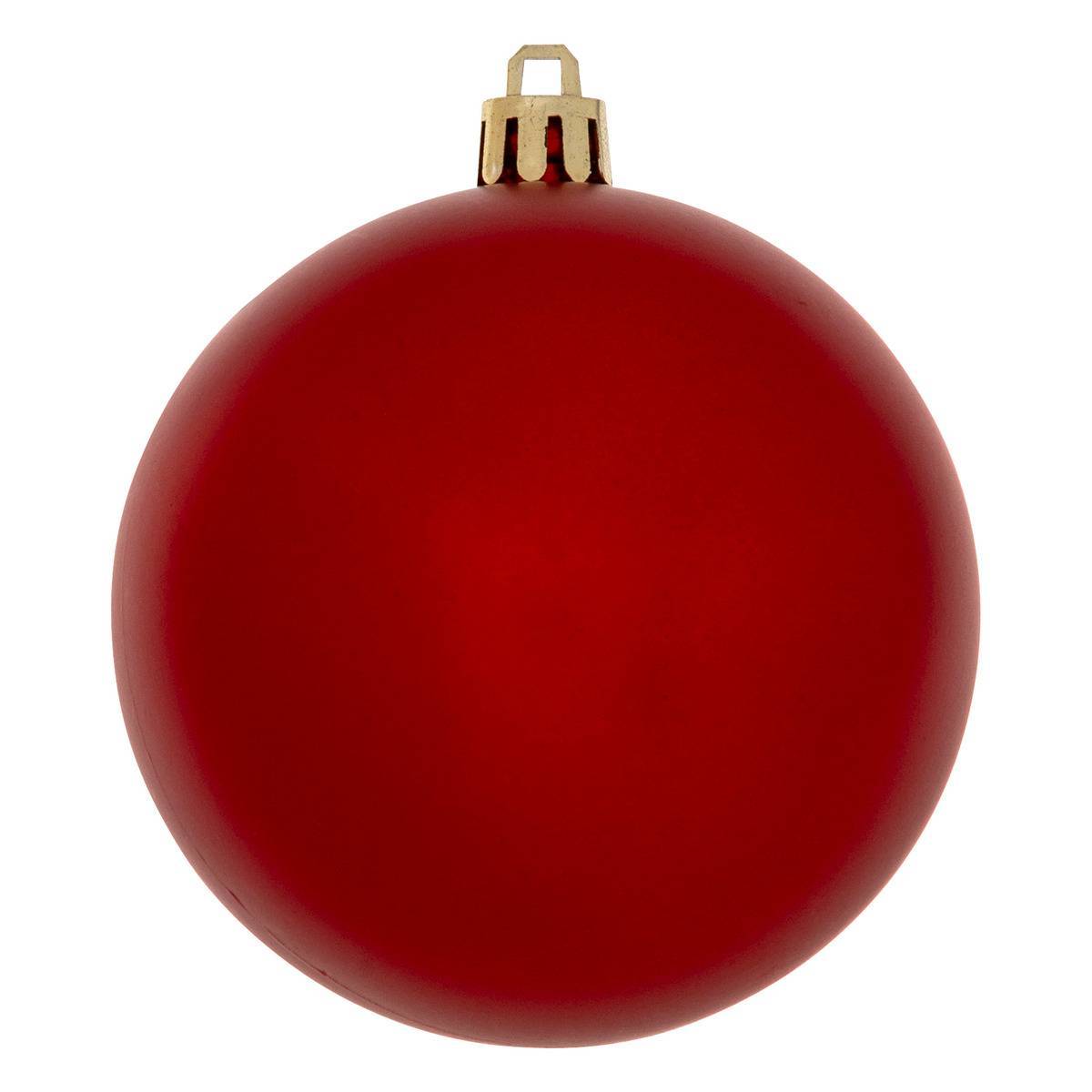 Fééric Lights & Christmas - Boules de Noël "Colorama de Noël" lot de 60 en plastique recyclé rouge - Feeric Lights & Christmas - Imagen 4