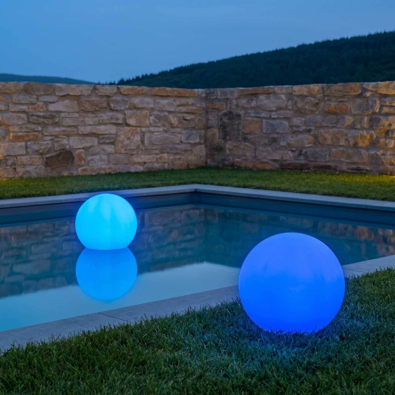 Lumisky - 2 Boules lumineuses solaires SOLSTY D30cm - Imagen 3