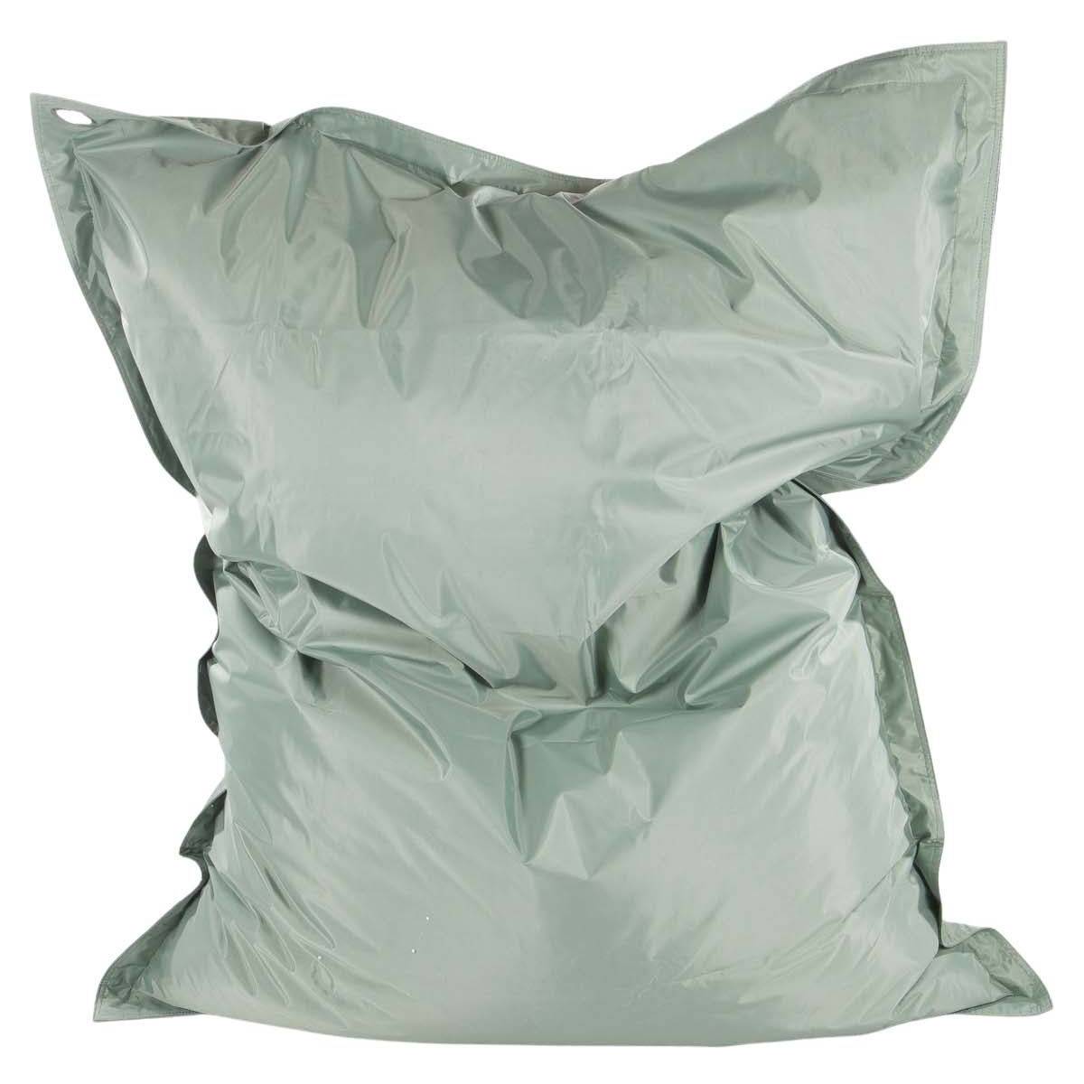 Jardindeco - Grand coussin uni Maxi Vert sauge - Imagen 1