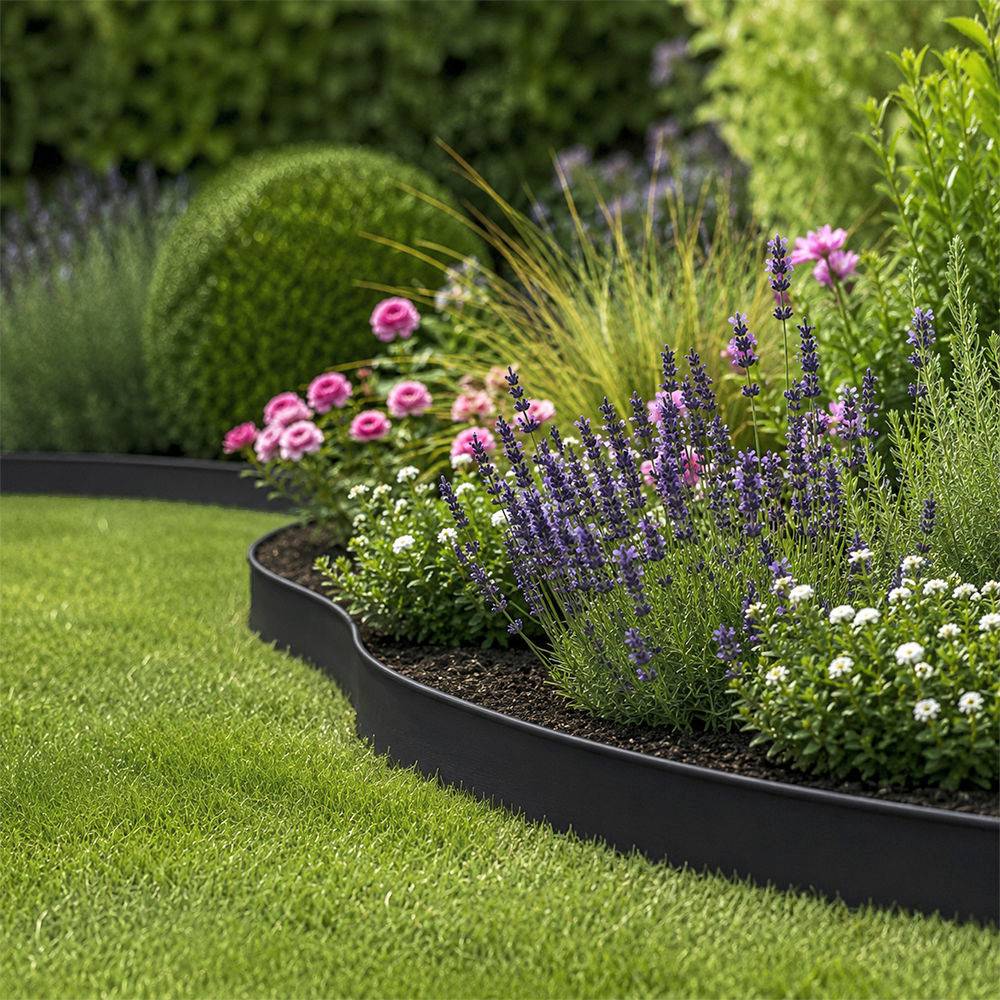 Gt Garden - Bordure de jardin noire - 12,5 cm x 18 mètres - GT GARDEN - Imagen 3