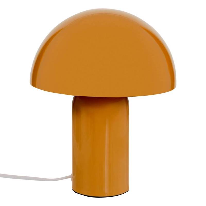 Lampe champignon H24,5 cm Lito métal ocre Atmosphera - Image 1