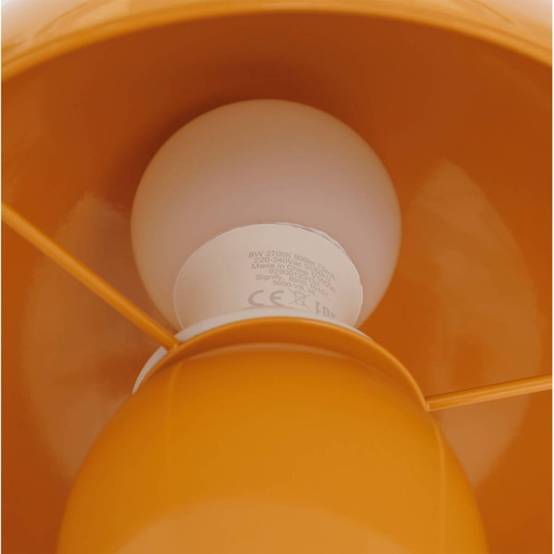 Lampe champignon H24,5 cm Lito métal ocre Atmosphera - Image 3