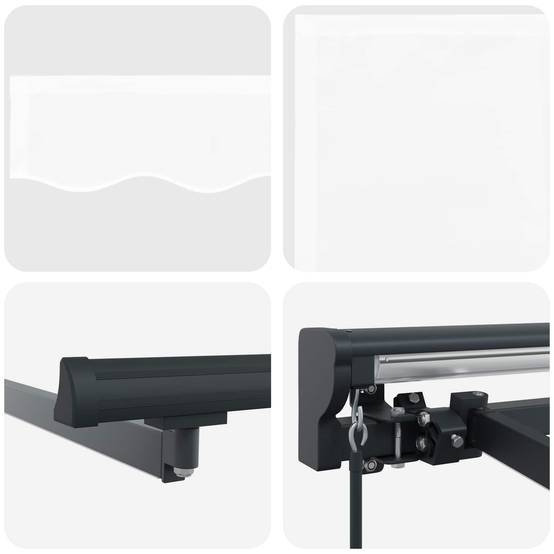 Store manuel avec LEDs Blanc 2,5 x 2 m - PANGIVO - Image 7
