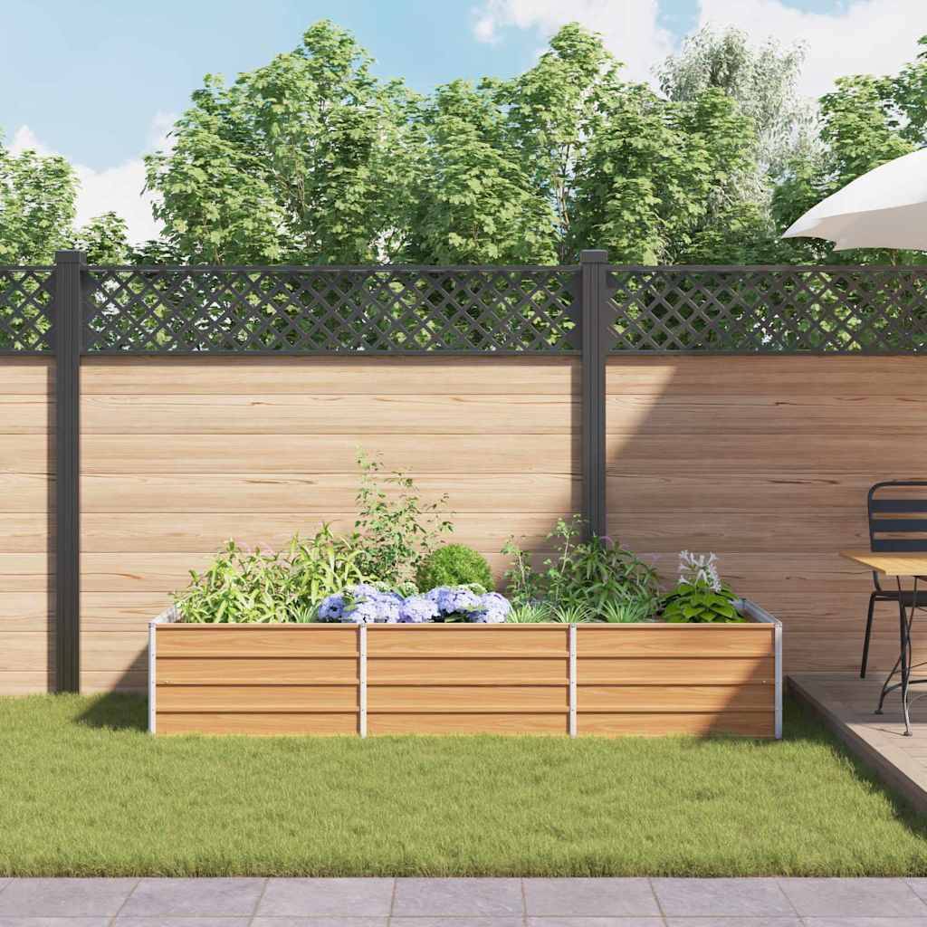 Prolenta Premium - Jardinière acier marron  240 x 80 x 45 cm  - Prolenta premium p344.3 - Image 4