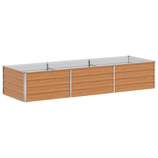 Prolenta Premium - Jardinière acier marron 240 x 80 x 45 cm - Prolenta premium p344.3 - Image 7