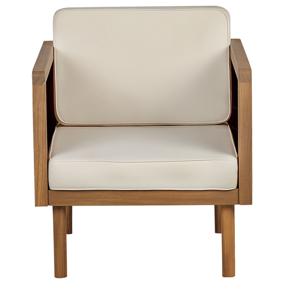 Beliani - Fauteuil Acacia Marron BARATTI - Beliani - Image 3