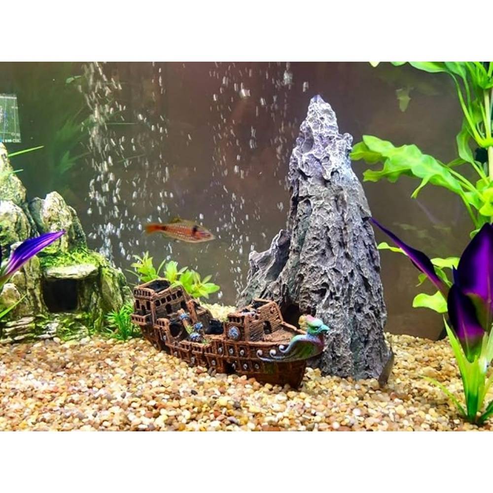 Décorations Aquarium Résine Eau Douce Salée - Image 2