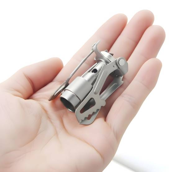 Brûleur pliable et support de cartouche inox Trailgaz Titanium Plus pour camping et randonnée - Image 4