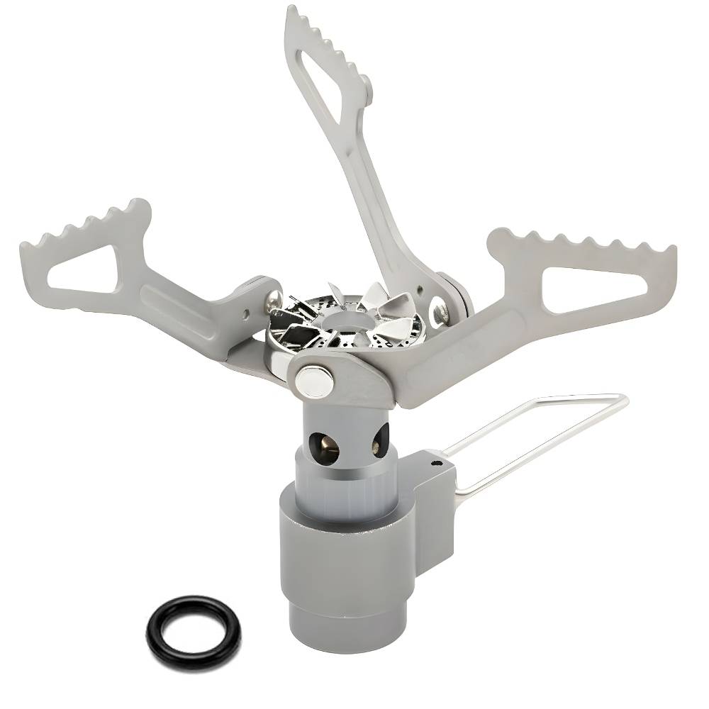 Brûleur pliable et support de cartouche inox Trailgaz Titanium Plus pour camping et randonnée - Image 3