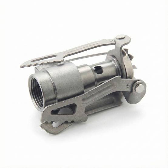 Brûleur pliable et support de cartouche inox Trailgaz Titanium Plus pour camping et randonnée - Image 5