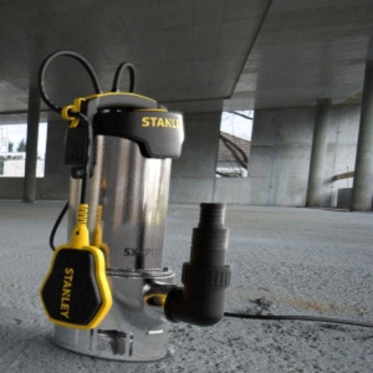 stanley - Stanley - Submersible Pump - Stainless Steel - Dirty Water - 1100 W - Image 9
