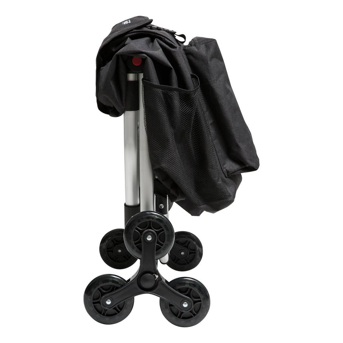 Chariot de course pliable 6 roues noir - 5five - Image 4
