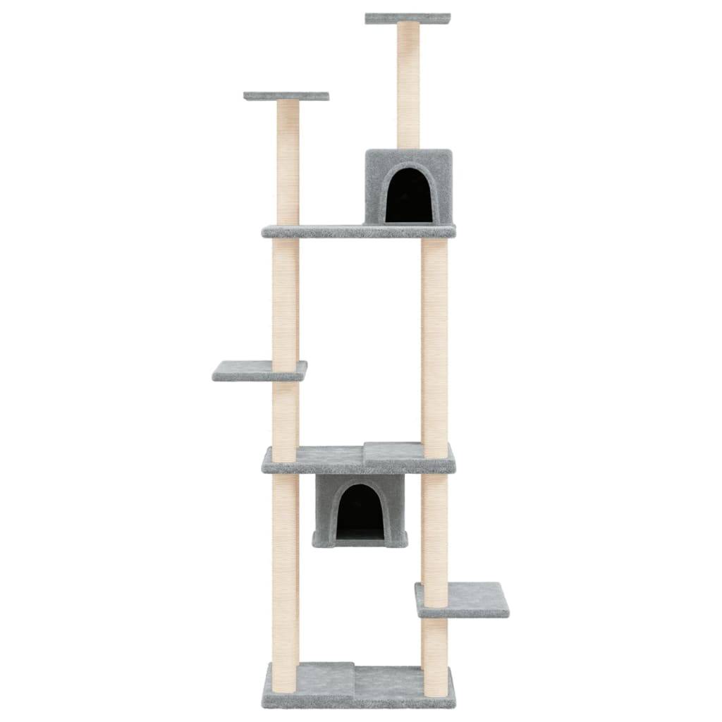 Vidaxl - Arbre à chat avec griffoirs en sisal Gris clair 176 cm vidaXL 171688 - Image 7