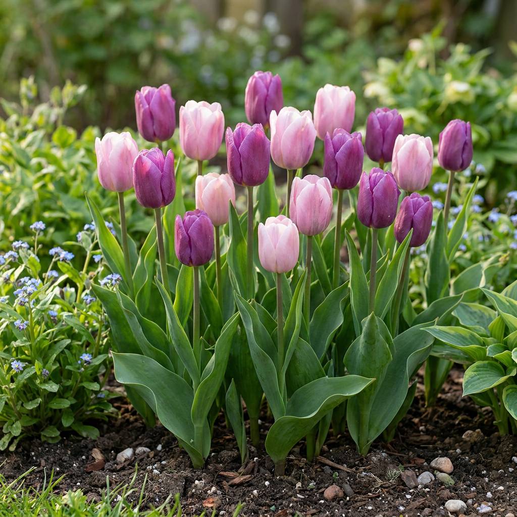 La Green Touch - Tulipe Macron en mélange - 12 bulbes - calibre 11/12 - Image 2