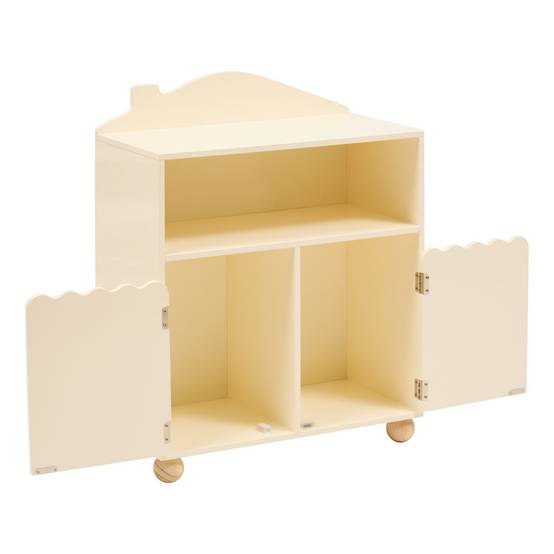 Bibliothèque enfant 2 portes et 1 niche BOULI - Beige - Atmosphera - Image 3