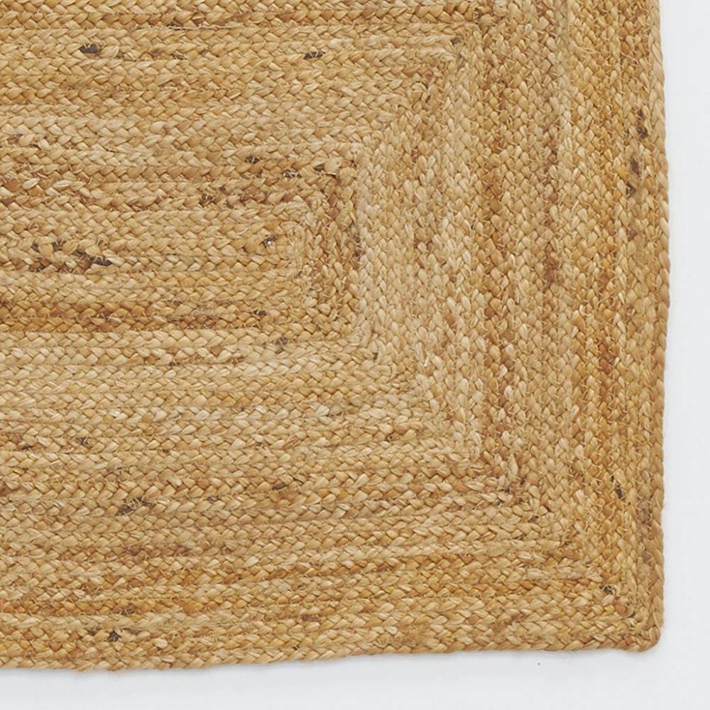 Aubry Gaspard - Tapis en jute naturel tressé 65 x 135 cm - Imagen 2